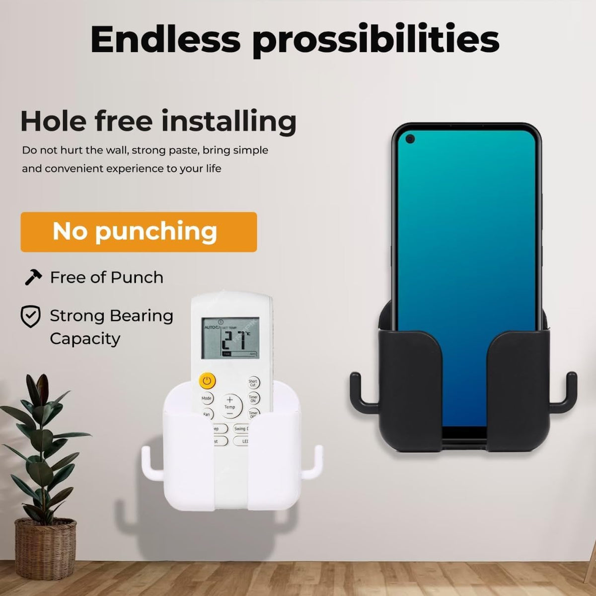 Hook wall holder